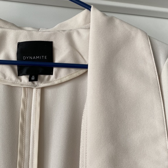 Cream Drapey Blazer - Picture 2 of 3